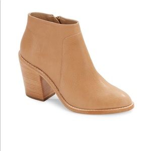 Tan leather ankle booths Loeffler Randall